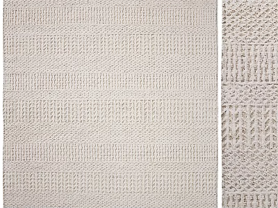 Modern Square Carpet 3d model