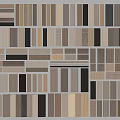 Wooden Wall Paneling Featuring Multiple Styles Different Textures And Neutral Tones