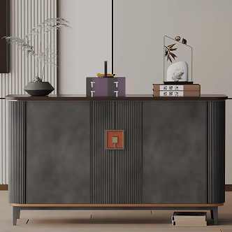 Modern Entrance Cabinet 3d model
