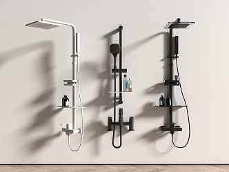 Modern Shower 3d model