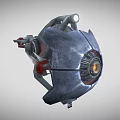 Robot Intelligent Robot Flying Robot NPC Science Fiction Robot Future High-tech Low Face Number Low Model Simple Model Film and Television Level Super Realism 3d model
