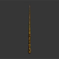 Three Handcrafted Wooden Magic Wands With Intricate Carvings And Unique Designs