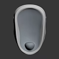 Modern White Curved Product With Smooth Surface And Functional Components 3d model