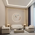 New Chinese VIP Reception Room Reception Room 3d model