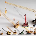 crane construction machinery crane crane 3d model