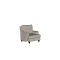 Single Sofa Fabric Single Sofa Casual Sofa Solid Wood Single Sofa baker 3d model