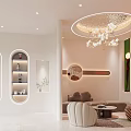 Elegant Beauty Hair Salon Interior With Modern Decor Comfortable Seating Product Shelves And Soft Lighting Design