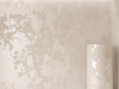 Light Beige Textured Wallpaper Roll For Interior Wall Decoration Surface 3d model