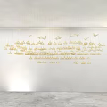 Elegant Modern Pendant Light Design With Gold Bird Shaped Decor And Multi layer Hanging Structure 3d model