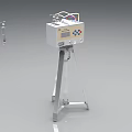 Portable Electronic Device Featuring White Control Panel Metal Stand And Accessory Probe