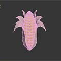 Fresh Shiny Corn With Green Husks And Yellow Kernels On Dark Background