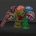 Modern Robot Terran Soldier StarCraft Terran 3d model