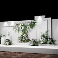 918 LP Simple Main Stage Wedding Drafting Master and Design Material Effect Drawing Including Production Documents 3d model
