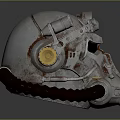 Sci-Fi Helmet Alien Helmet High Tech Helmet Game Helmet 3d model