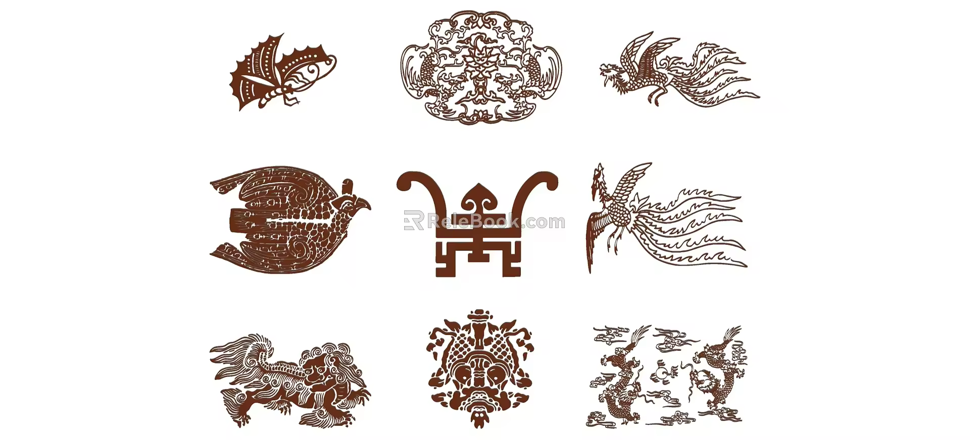 new chinese style carved 3d model