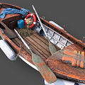 Modern Boat Boat 3d model