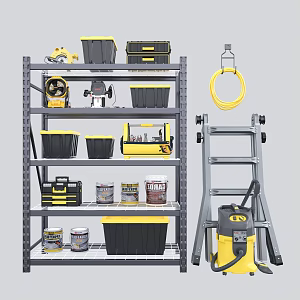 Modern hardware tools repair tools 3d model