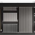 Modern radiator radiator combination 3d model