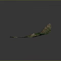 3D Terrain Model Featuring Green Vegetation Mountainous Areas And Urban Regions
