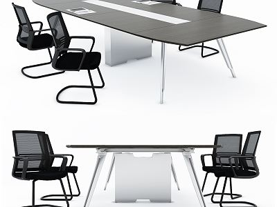 Modern Conference Table and Chair Conference Table model