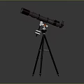 Beautiful Natural Scenery Observed Through Telescope Mounted On Tripod For Clear Viewing Experience