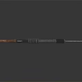 Vintage Military Weapon Featuring Wooden Grip Metal Barrel And Bayonet Structure