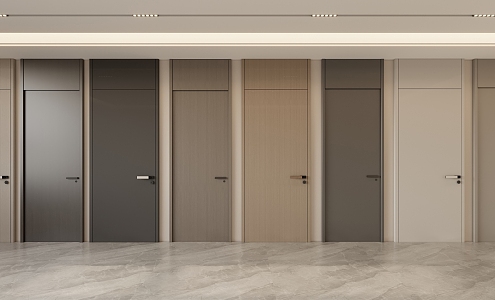 Modern door 3d model