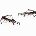 Two Tactical Crossbows With Wooden And Metal Build For Precision Shooting