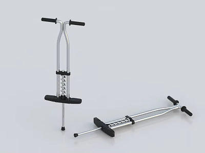 Fitness Equipment For Abdominal And Leg Workouts With Metal Frame And Spring Design 3d model