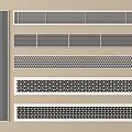 Different Styles of Decorative Air Conditioner Vents with Modern Grille Patterns