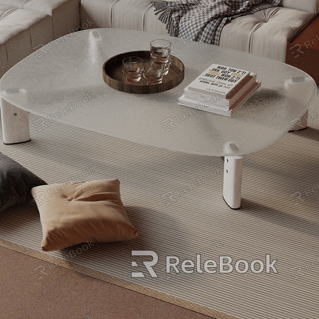 Modern coffee table model