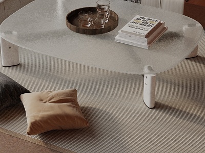 Modern coffee table model