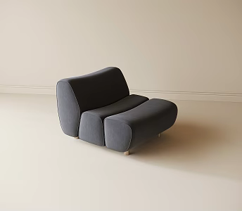 Modern Lazy Sofa Stool Leisure Chair 3d model
