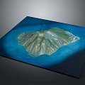 Geography, topography, mountain shape, ridge, ridge, valley, mountain range, canyon, geomorphology, mountain peak, mountain body 3d model