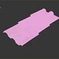 Traditional Wavy Red Ceramic Clay Roof Tiles for Household Roof Covering and Decoration