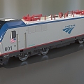 High-speed train train Siemens ACS64 electric locomotive low face number low model simple model game sub-era film and television level realistic high precision 3d model