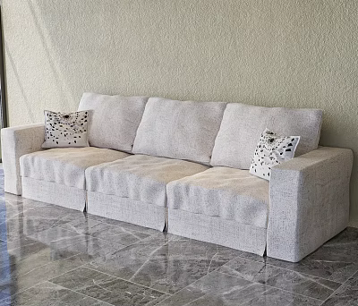 Living room sofa modern sofa sofa leisure sofa multi-person sofa in-line sofa Italian style multi-person sofa 3d model