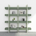 Bookshelf Bookshelf Ornaments Storage Rack Decorative Rack Display Rack Bookshelf Shelf 3d model