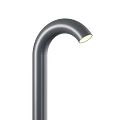 Modern Sleek Aluminum Pole Outdoor Garden Light for Yard Exterior Lighting