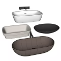 Elegant Modern Washbasin Designs with Various Colors and Shapes for Bathroom