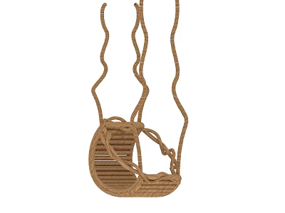 Modern Hanging Chair Rattan Hanging Chair 3d model Modern Hanging Chair Rattan Hanging Chair 3d model