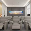 Modern Open Interior Design With Living Room Kitchen Island Dining And Play Area