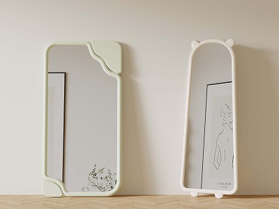 Mirror Modern Children's Full-length Mirror Decorative Mirror 3d model