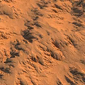 Arid Desert Landscape With Textured Sandy Terrain 3d model