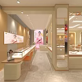 Shanghai Yayi Jewelry Storefront With Glass Doors Display Windows And Elegant Lighting