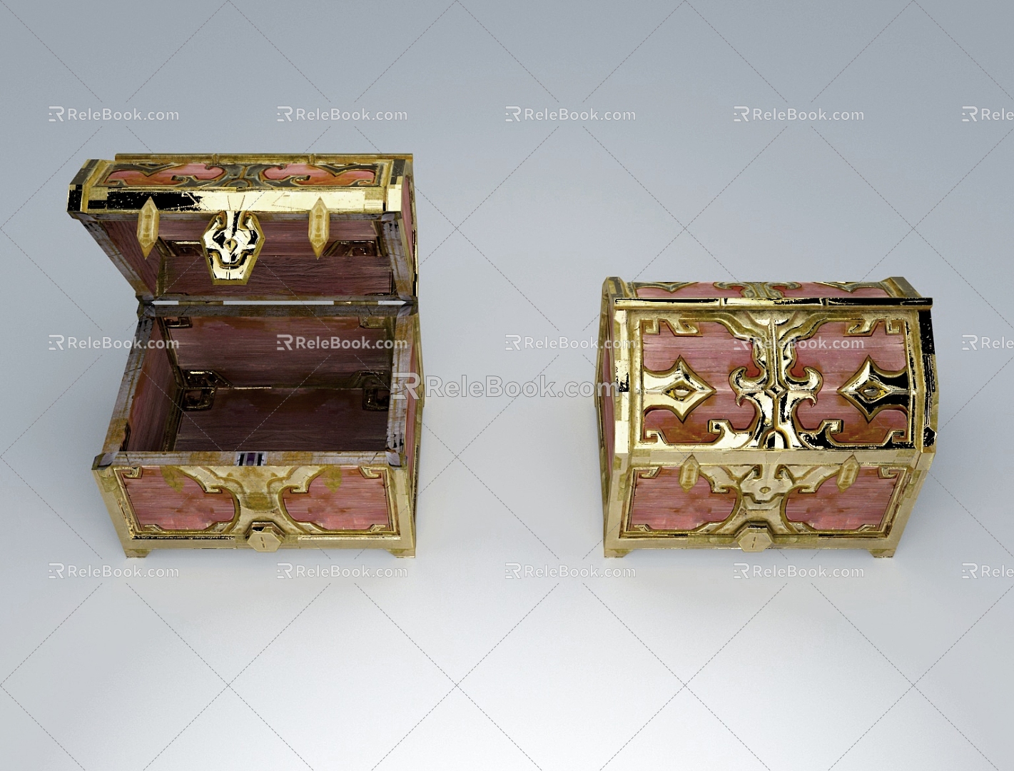 Treasure Chest Chest Cabinet Treasure Treasure Hunt Treasure 3d model