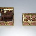 Treasure Chest Chest Cabinet Treasure Treasure Hunt Treasure 3d model