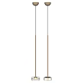 Modern Pendant Lights With Brown Shades Metal Poles And Different Bases
