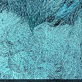 Rockery Stones In Night View With Blue Toned Mountainous Contours And Textures