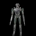 Skinned Skeleton Robot Animation Mechanical Warrior AI Smart 3d model